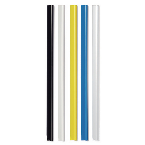 Durable A4 Black 6mm Spine Bars Pack of 50 2931/01